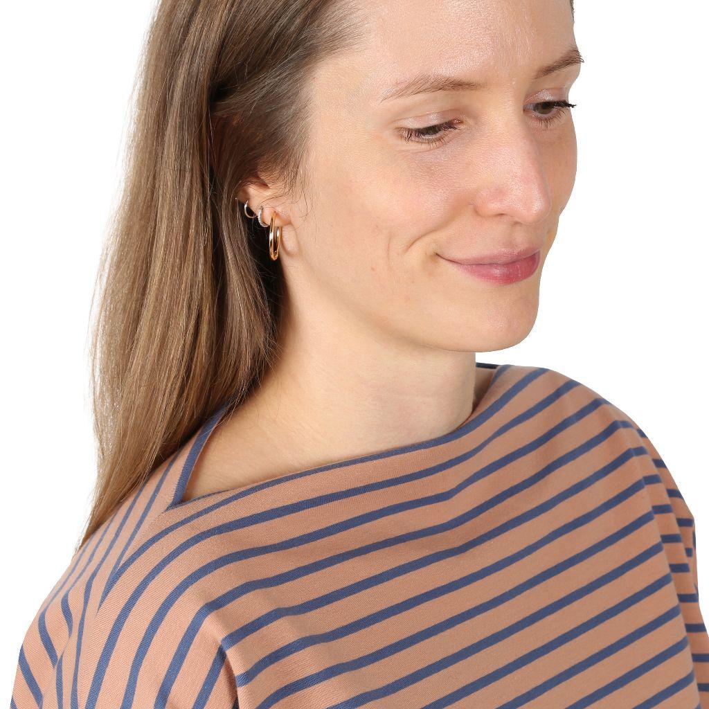 Papierschnittmuster U-Boot Shirt Frau Lara XS-XXL
